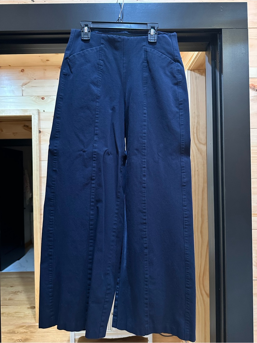 Old Navy Navy Wide-Leg Pull-On Pants